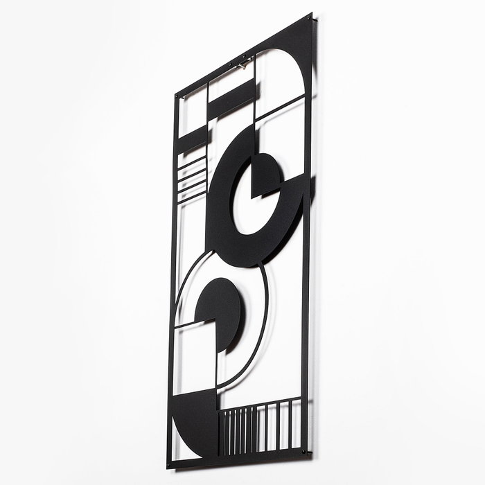 Wallity Hypnosis 2 Escultura de pared de metal negra Wallity Hypnosis 2 Escultura de pared de metal negra